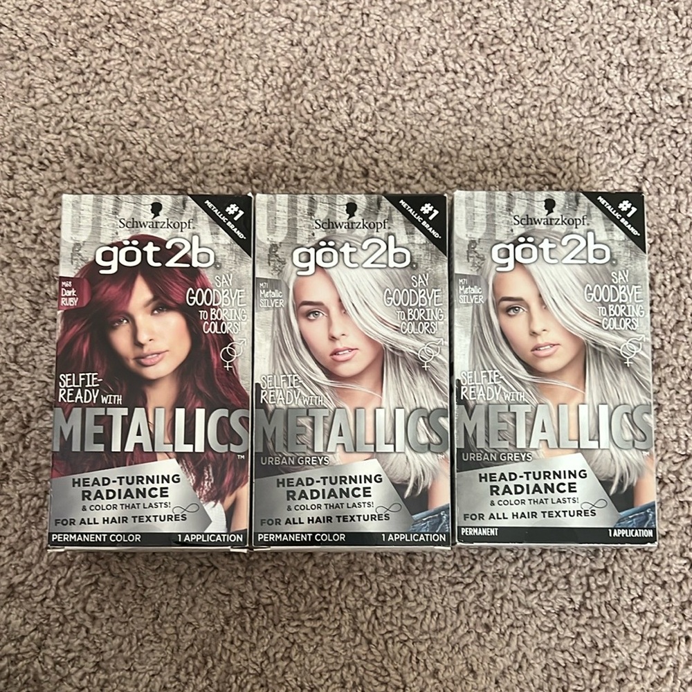 Schwarzkopf got2b Metallics Hair Color Set